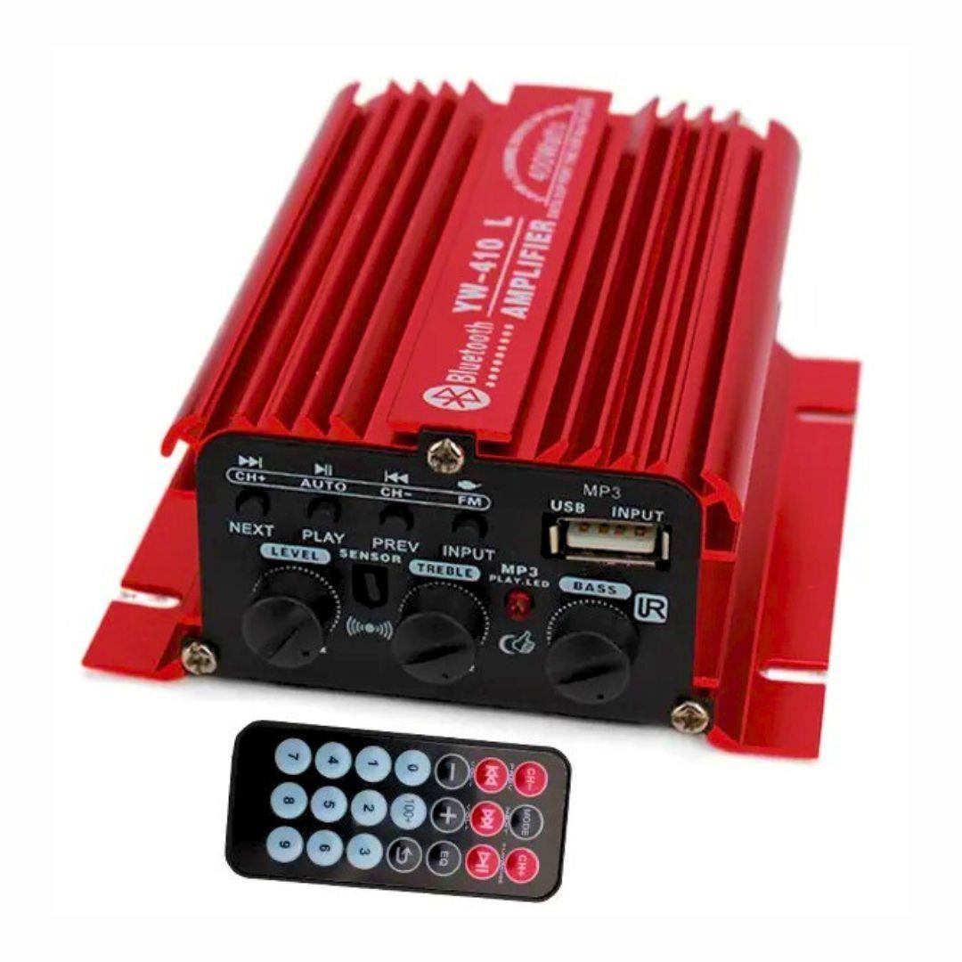 Amplificador de Sonido Estéreo para Auto y Motocicleta 2 Canales BT